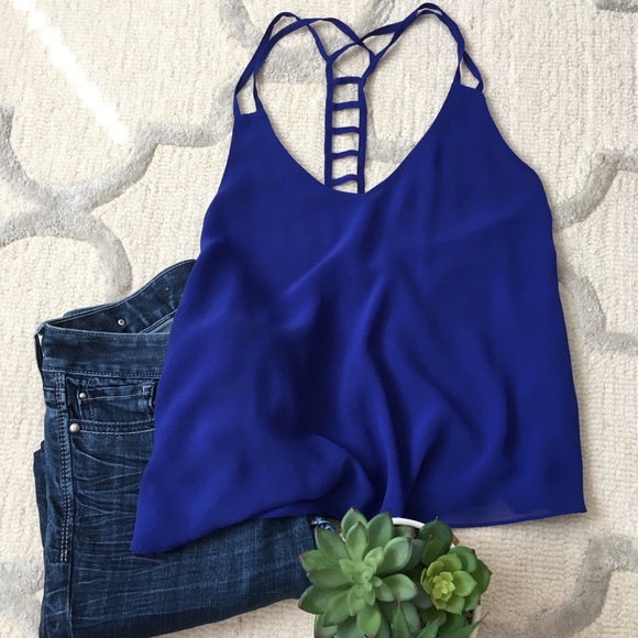 Forever 21 Tops - Forever21 Navy Tank